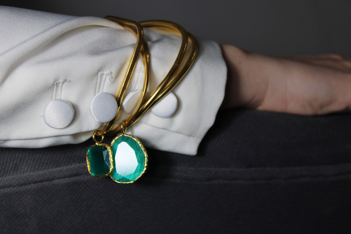 BRACCIALE SWAMI PENDENTE QUADRATO