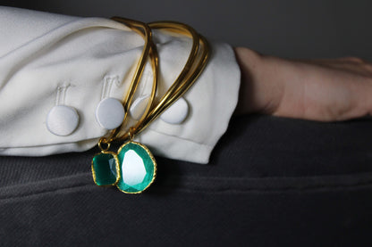 BRACCIALE SWAMI PENDENTE QUADRATO