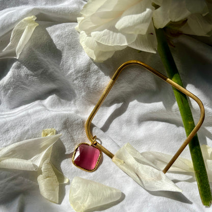 BRACCIALE SWAMI PENDENTE QUADRATO
