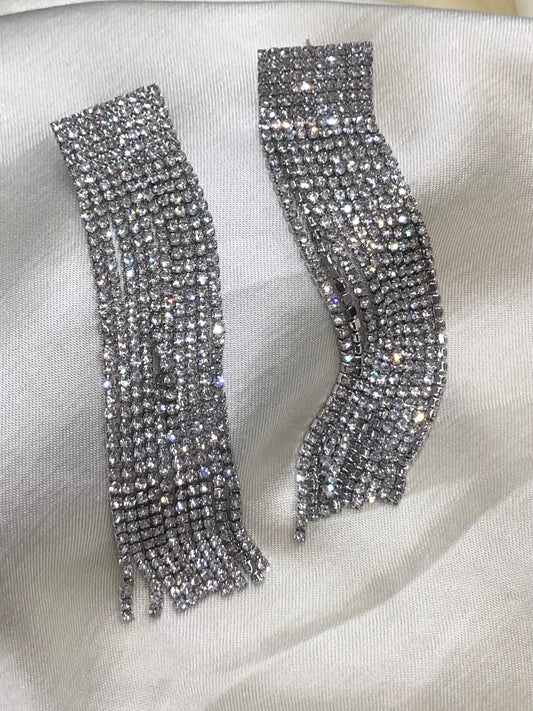 ORECCHINO KENDALL BRONZO E STRASS